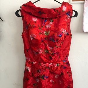 Traditional Chinese qipao dress